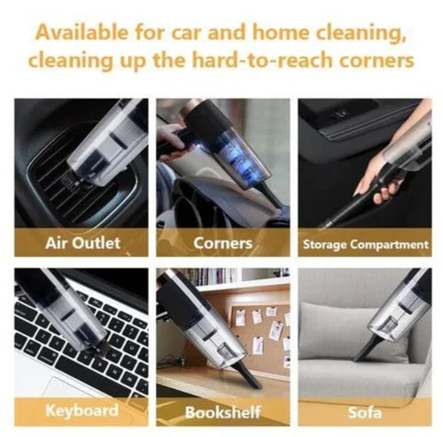 3-in-1 Portable Vacuum Cleaner for Home & Car