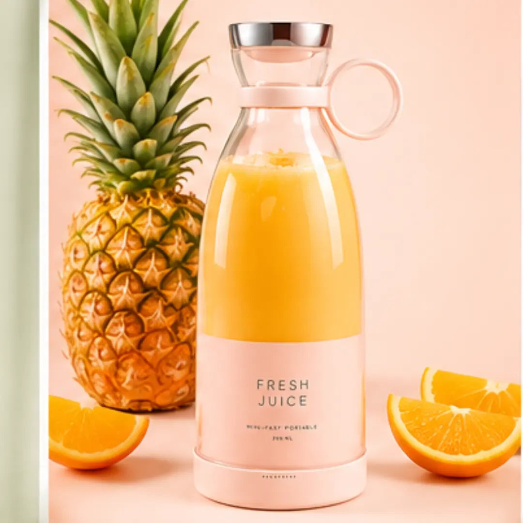 FreshGo™ Portable Rechargeable Juicer Bottle | USB Mini Blender for Fresh Juices & Smoothies
